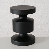 Hectarul - Masuta de cafea neagra din fier Ø30 cm Shaly Boltze